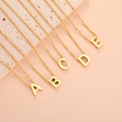 Initial Alphabet Choker Necklace
